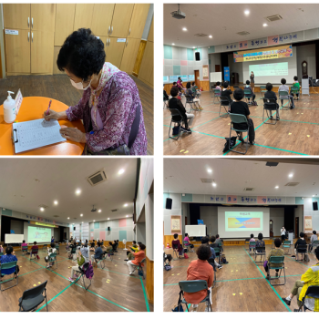 [사회참여지원사업] 늘푸른자원봉사단 간담회 및 보수교육 이미지