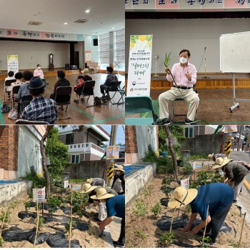 [선배시민자원봉사단] 실버그린파머 7회기 진행 이미지