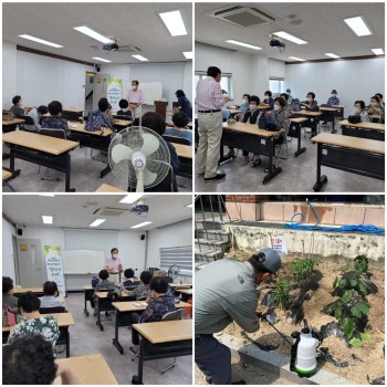 [선배시민자원봉사단] '실버그린파머' 8회기 진행 이미지