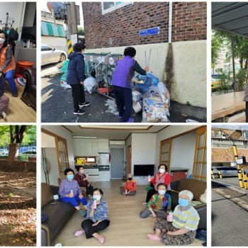 [경로당 혁신사업] 10월 온고을봉사단 활동 진행 및 격려음료 전달 이미지