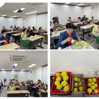 [선배시민자원봉사단] 실버지구지키미 리사이클전문교육 및 봉사활동(2회차) 진행 이미지