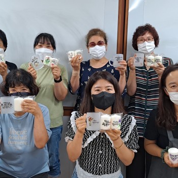 [행복나눔 작은도서관] 캘리그라피 프로그램 운영 이미지