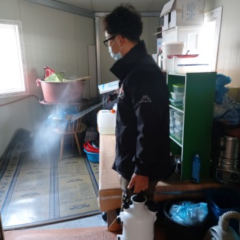 [이동복지사업] 전주형 이동복지 사업  농촌동 마을 소독 및 해충방역 진행 이미지