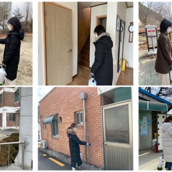 [경로당혁신사업] 코로나19예방 방역 및 소독 진행 이미지