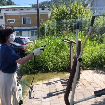 [경로당혁신사업] 코로나19 예방 경로당 방역 및 소독 지원 이미지