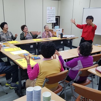 2019년 4월 인지지원서비스, 두뇌넉넉 프로그램 진행 이미지