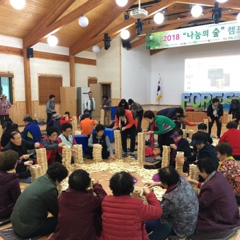 늘푸른자원봉사단 숲체험 프로그램 이미지