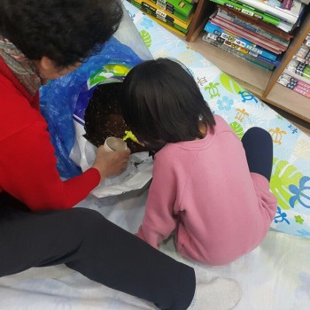 [2017-12-01]어르신들이 원예전문 자원봉사를 진행했습니다. 이미지