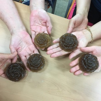 [분관/기린봉노인복지관]역할만들기 체험교실 '천연아로마비누만들기' 이미지