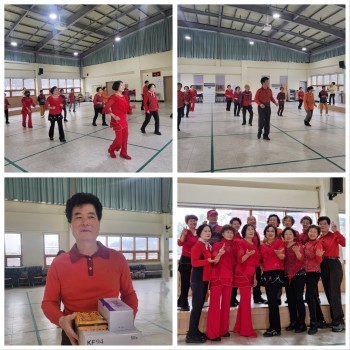 [분관운영사업] 2023 분관 평생교육 라인댄스 송년행사 진행 이미지